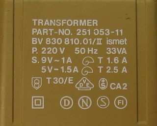 C64 Power Supply Unit 251053-11